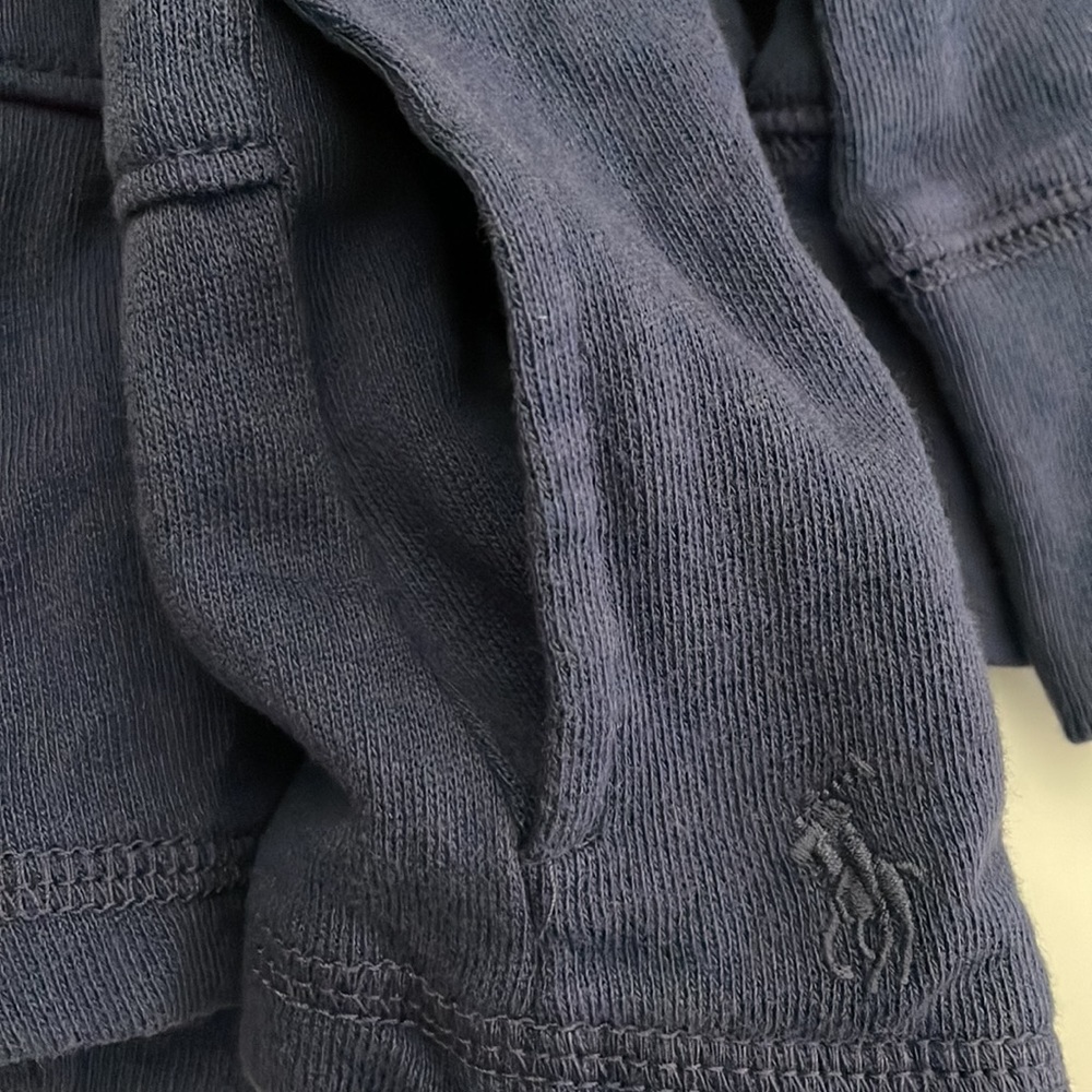 NWT Ralph Lauren Toddler Girls Cascading Drape Cardigan Sweater Coat Navy Blue 5 - Picture 3 of 5